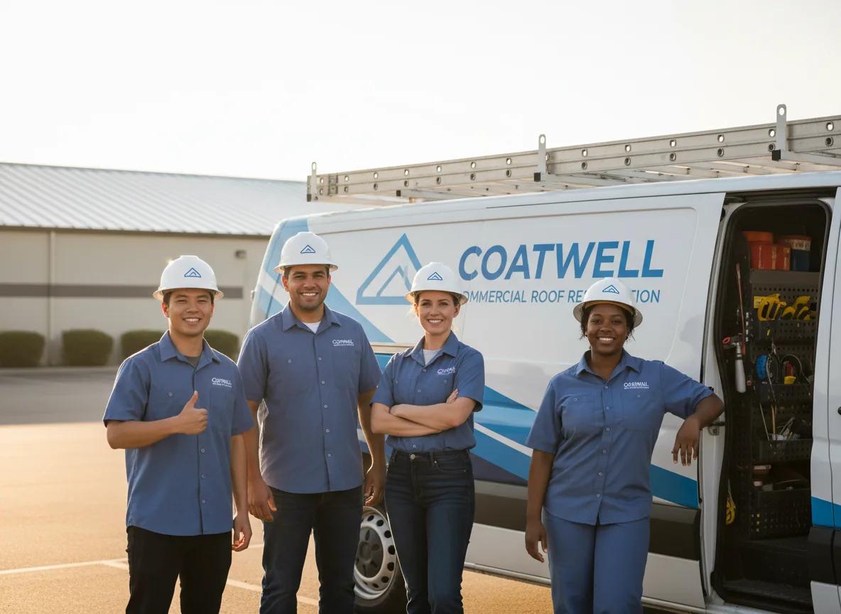 Commercial roof coating company in Nadeau, MI